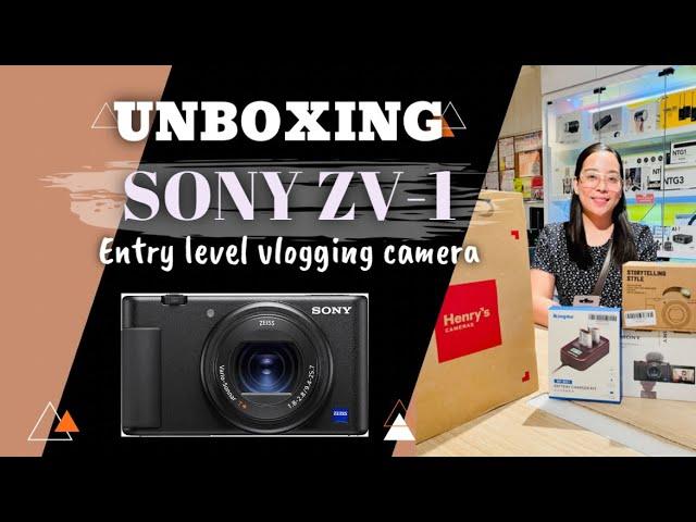 SONY ZV-1 UNBOXING | HENRY'S CAMERA | VLOGGING CAMERA FOR BEGINNERS | LA LOPEZ