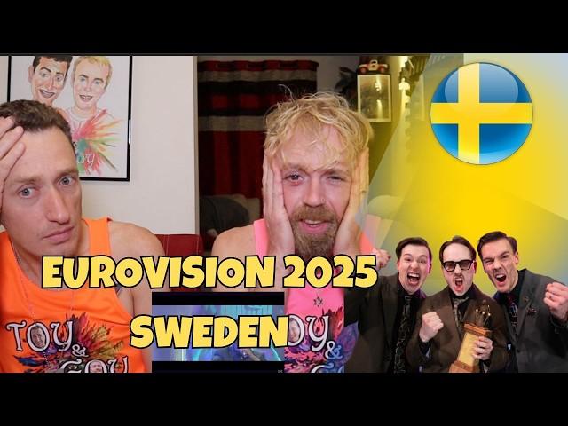 SWEDEN EUROVISION 2025 REACTION - KAJ - Bara bada bastu