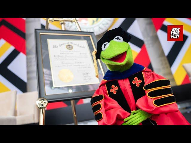 Kermit the Frog’s commencement speech has University of Maryland grads in stitches and tears