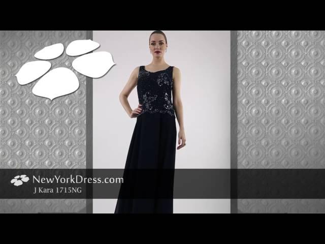 J Kara 1715NG Dress - NewYorkDress.com