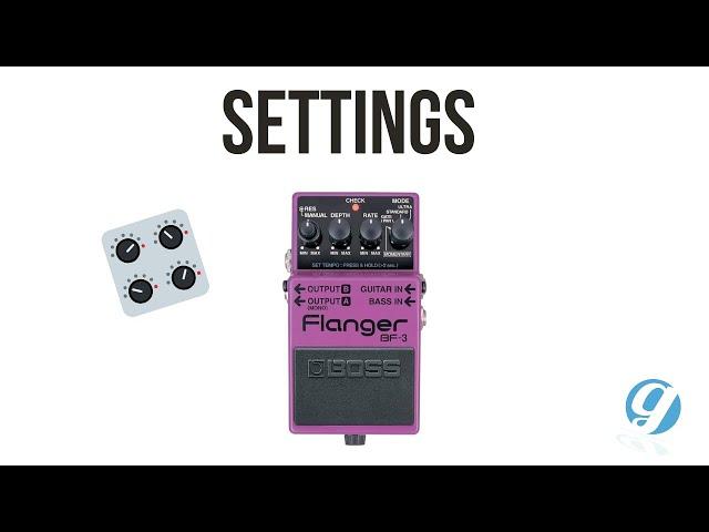 Boss BF 3 Flanger Settings Demo with an Electric Guitar #bosspedals #guitarpedals