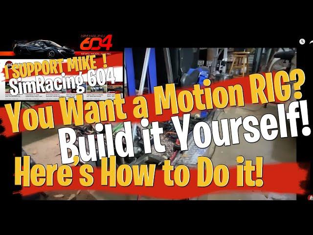 How to build a Motion Sim Racing Rig - Start your journey!