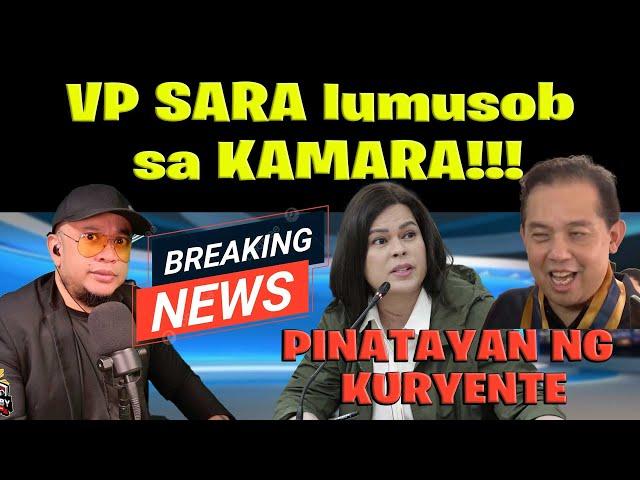 VP SARA LUMUSOB SA KAMARA!!! Pinatayan ng kuryente!