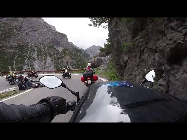 Stelvio Crash Kawasaki Versys & Honda CBR 600F sport | 02-07-2017