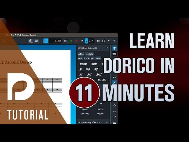 Learn Dorico in 11 Minutes | Quick Walkthrough