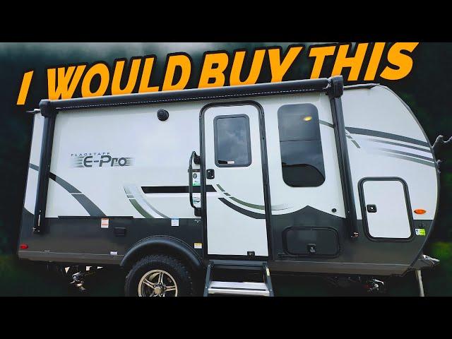 THE BEST travel trailer RV under 20FT? 2024 Forest River Flagstaff E-Pro E15FBS