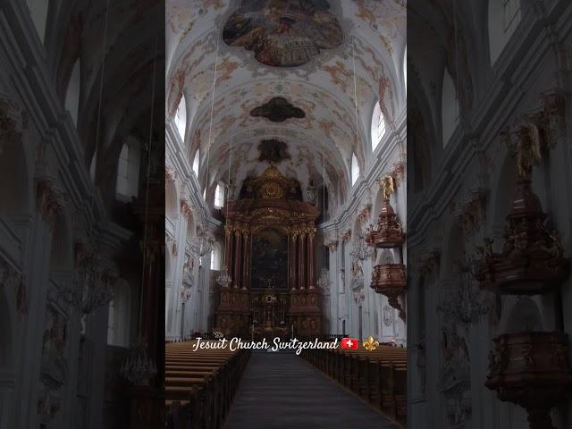 Jesuit Church Luzern Switzerland ️ #vlogs #beauty #music #switzerland #youtuber #youtube #shorts ️