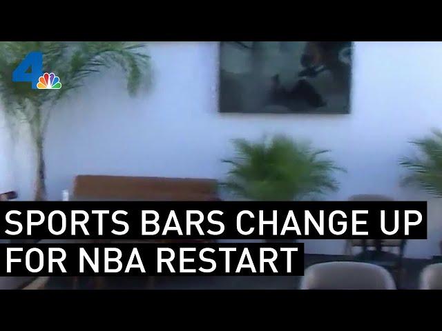 Sports Bars Make Changes to Serve NBA Fans | NBCLA