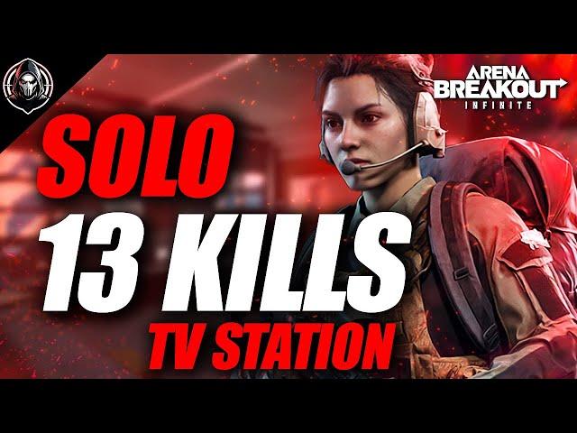 SOLO 13 KILLS on TV Station | Arena Breakout: Infinite