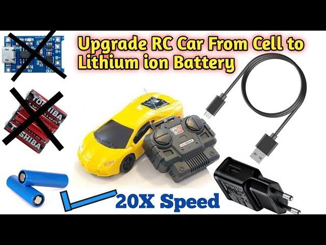 Remote control car cell to charging system | Remote wali car me charging connector kaise lagaye