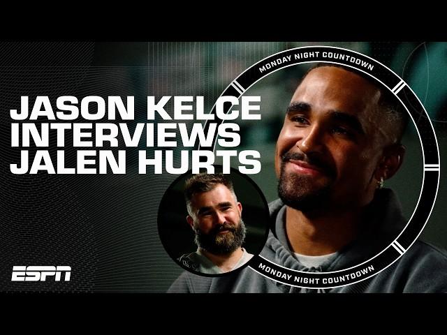 Jason Kelce Interviews Jalen Hurts: Reflecting on 2023 Eagles + building for 2024 | NFL on ESPN