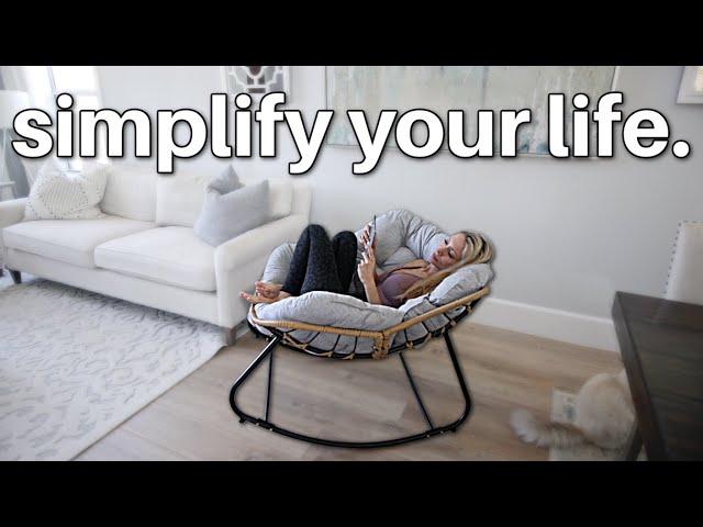 10 Easy Ways To SIMPLIFY Your Life 