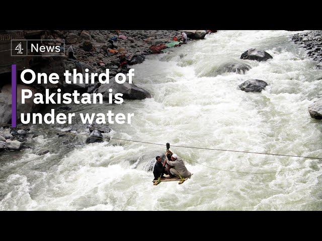 Pakistan floods: One third of country is under water