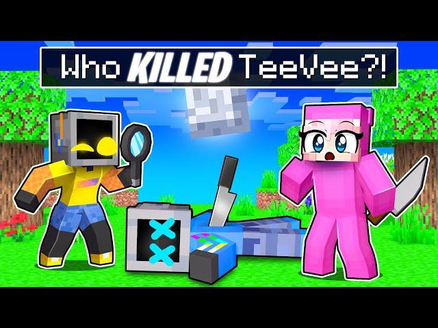 TeeVee MURDER MYSTERY in Minecraft!