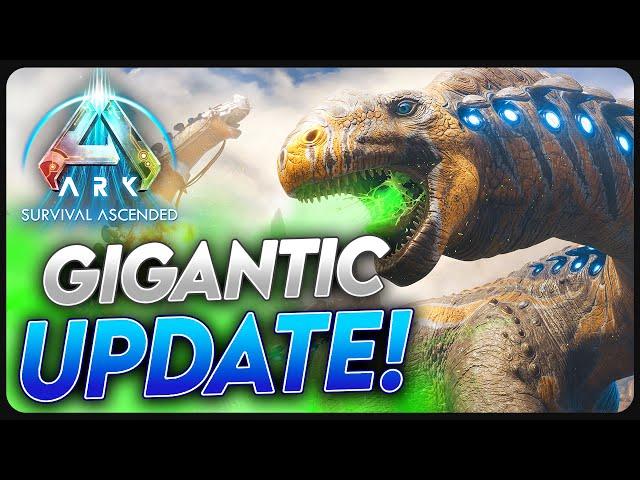 ARK Ascended - GIGANTIC Update! New Creature & Dual-Wielding?!