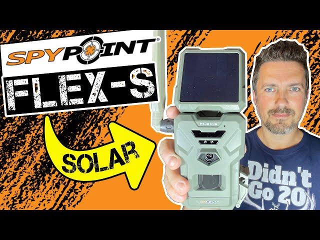 Spypoint FLEX-S Cellular Trail Camera: No More Batteries? Solar Panel, Great Images & Easy to Use!