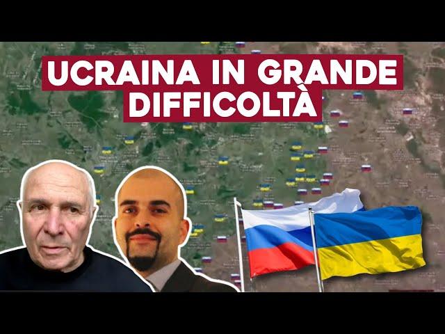 UCRAINA IN GRANDE DIFFICOLTÀ e con POCHI SOLDATI, ANALISI con GEN. CAMPORINI e E. BROGI