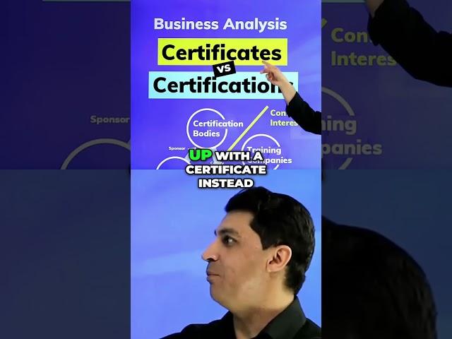 Certificates vs Certifications: Business Analyst Career Guide