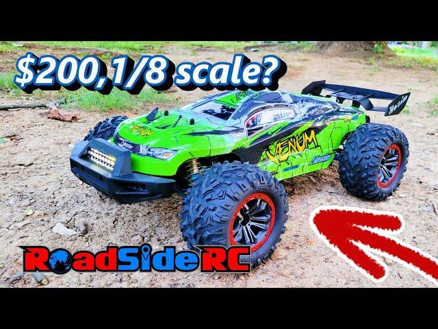 CHEAPEST 1/8 Basher?!?  (Hosim X17 Venom RC Truck)