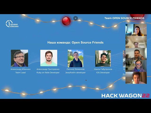 Hackathon HackWagon22 - Team Open Source Friends-WE WON: best design nomination!!!!! And 4th PLACE!