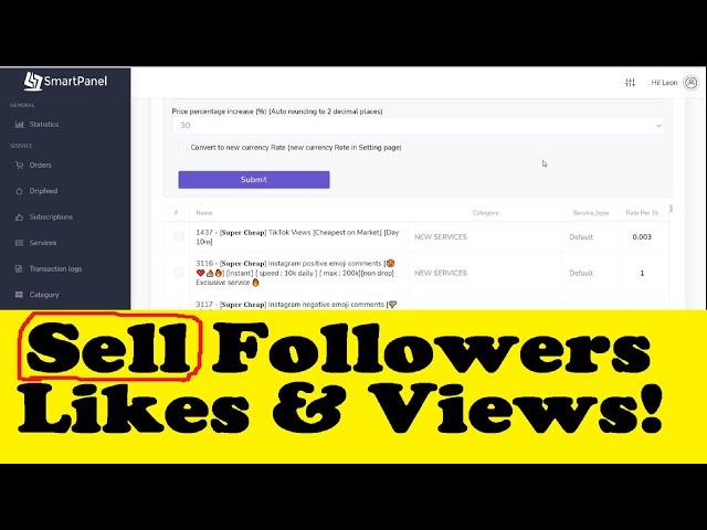 How To Setup SMM Panel - Sell Likes Followers & Views -  SmartPanel Review