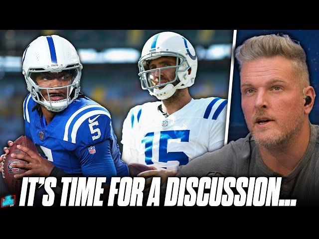 Should The Colts Stick With Joe Flacco Over Anthony Richardson? | Pat McAfee Reacts