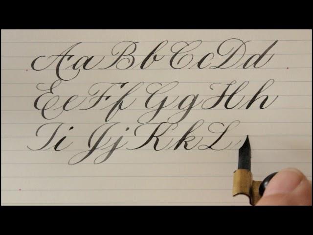 how to write in copperplate - for beginners