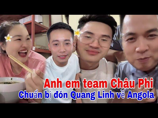 Sara Cô gái Châu Phi và Tiến TuTi xuống bản dọn dẹp nhà cửa chuẩn bị đón Quang Linh về Angola