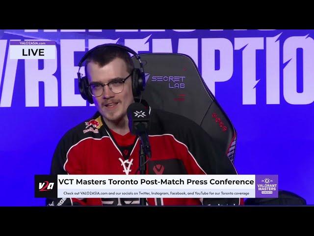 Sentinels (FNC vs. SEN) VCT Masters Toronto Post-Match Press Conference