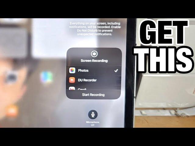 How To Screen Record on iPad iPadOS 17