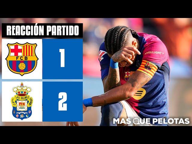 REACCIÓN EN VIVO DE la DERROTA | BARÇA 1-2 LAS PALMAS