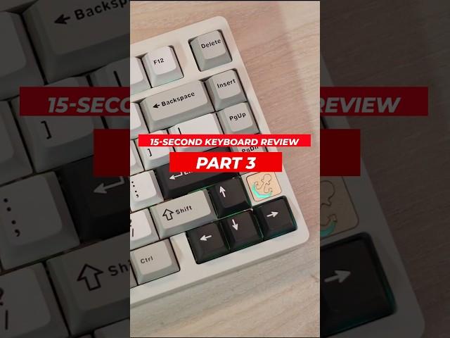 15-Second Keyboard Review: Part 3 Weikav Stars75 #keyboard  #technology #pcgaming #customkeyboard