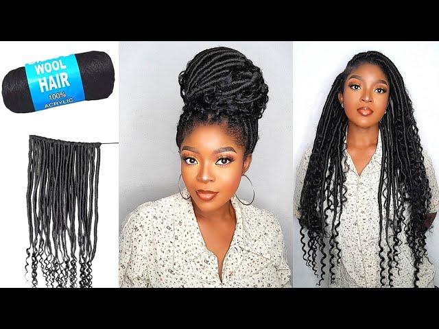 OMG Can't Believe I Did This Crochet Individual Faux Locs- Using Brazilian Wool