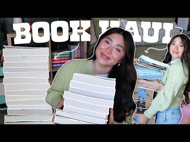 HUGE BOOK HAUL  (again... because I have a problem)