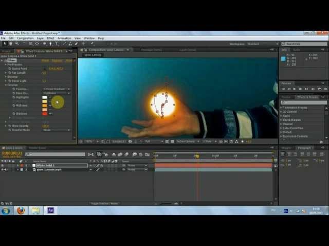 MaxCinema Tutorials Adobe After Effects - Урок 1. (Эффект огненого шара)