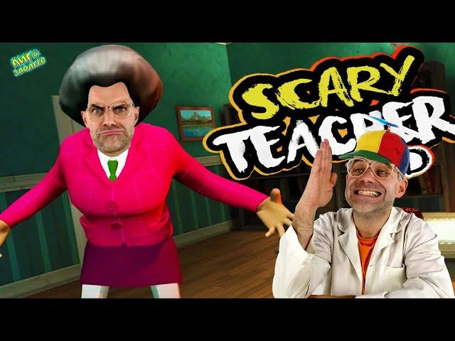 ЗЛАЯ УЧИЛКА АТАКУЕТ! ДОКТОР ЗЛЮ ИГРАЕТ В SCARY TEACHER 3D!