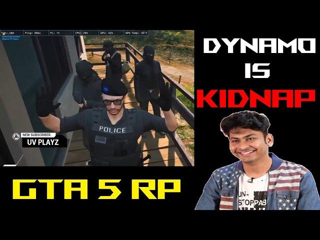 DYNAMO is Kidnapped as Police || GTA 5 RP || LT.Shiva Nayak || #gta5 #dynamo #trending