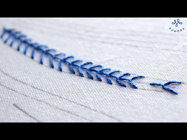 fly stitch embroidery tutorial