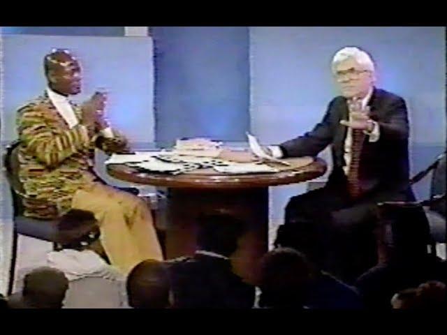 Khalid Muhammad on Donahue (1994)