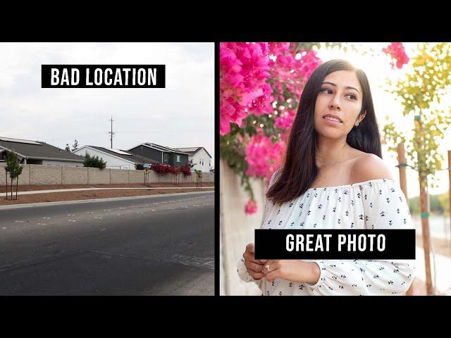 How to Get Amazing Self Portraits at a Bad Location