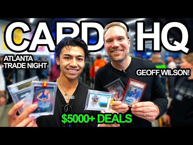 MIND BLOWING $5000 Sports Card Deals with GEOFF WILSON at CARDS HQ in ATLANTA!