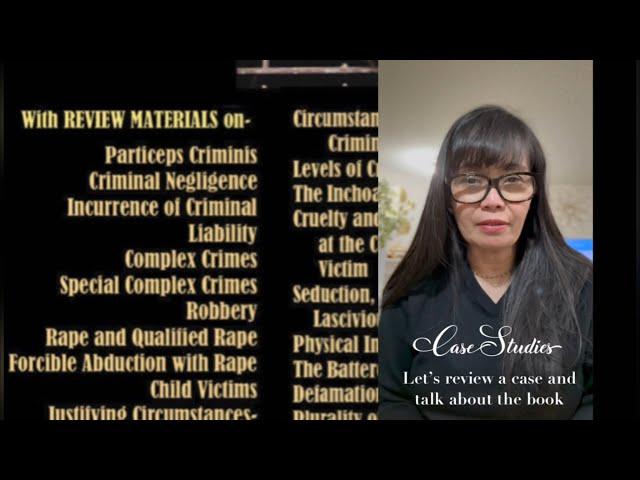 Criminal Law Case Digests ~ case studies of the Philippines Supreme Court Rulings