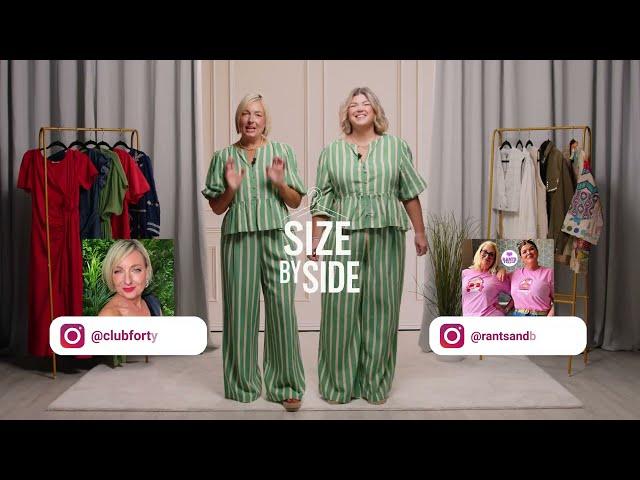 Episode 3... Festival Looks Size By Side with Claire (size 10) and Nina (size 18)