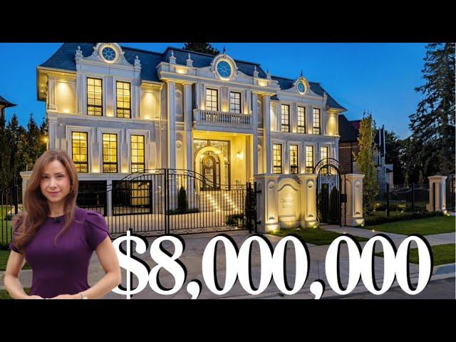 Inside $8.899 MILLION Gated Palatial Residence in Richmond Hill