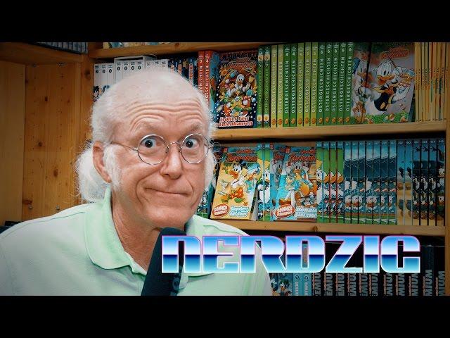 Comic legend Don Rosa in conversation with NerdzigTV in Leipzig