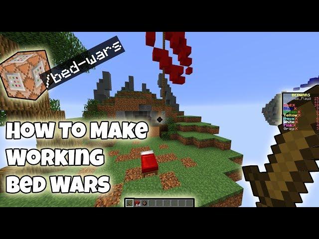 How To Make A Working Bed Wars Map IN VANILLA