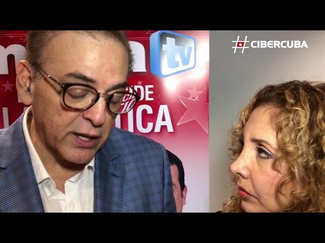 CiberCuba acude a la presentación de Mega TV