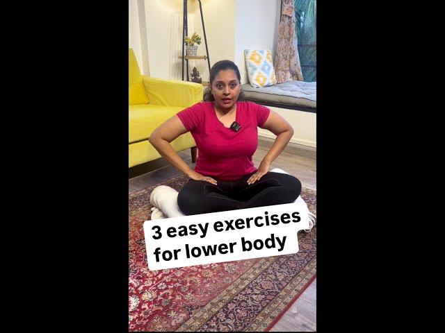 3 easy exercises for lower body