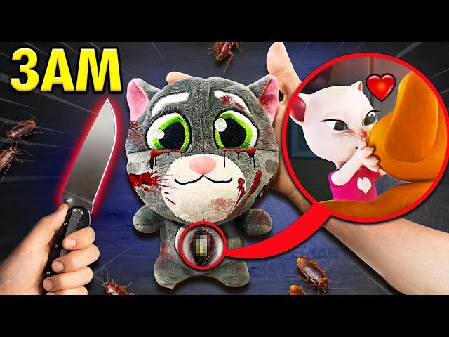 DO NOT CUT TALKING TOM TOY AT 3AM!! (ANGELA CHEATED ON HIM)