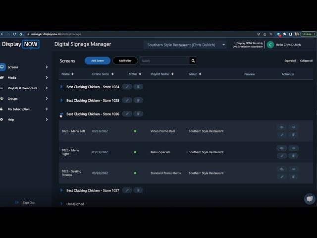 Display NOW Digital Signage Software Demo Video